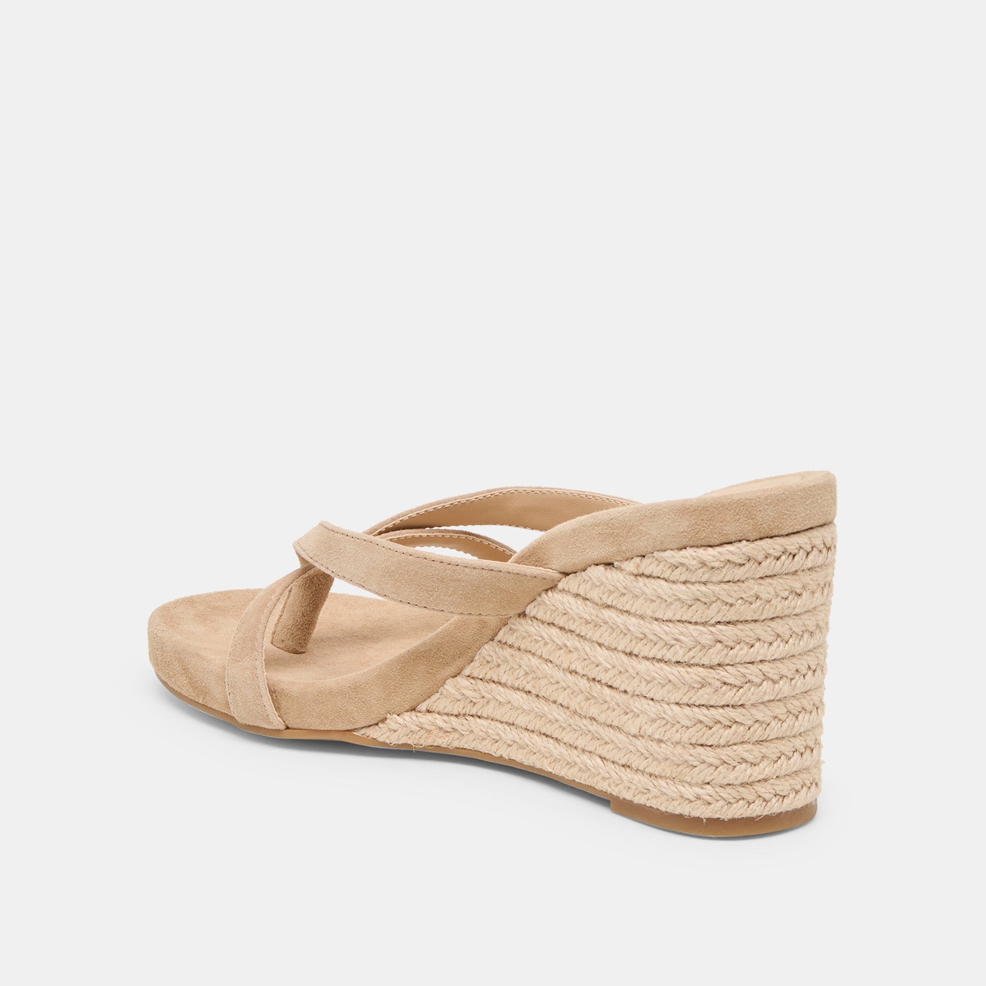 Dolce Vita Helan Espadrille Camel Suede Wedges