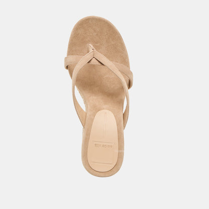Dolce Vita Helan Espadrille Camel Suede Wedges