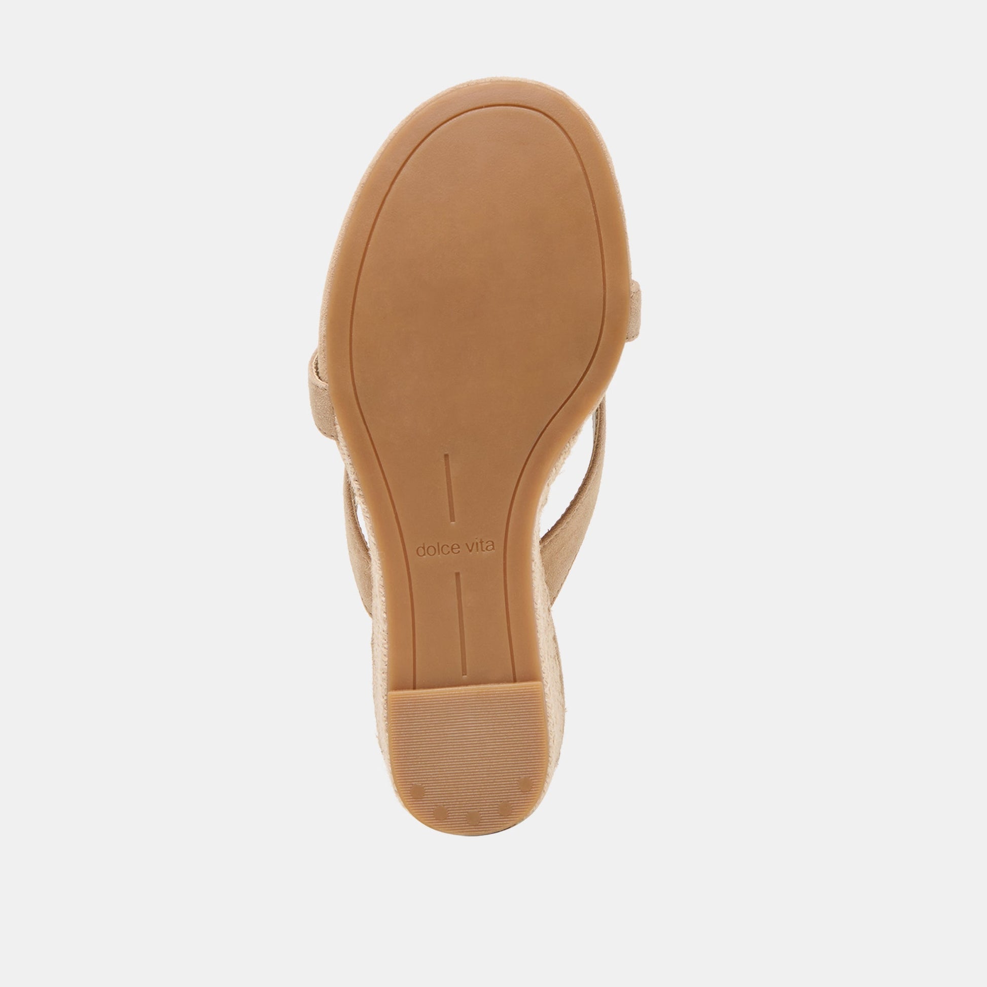 Dolce Vita Helan Espadrille Camel Suede Wedges