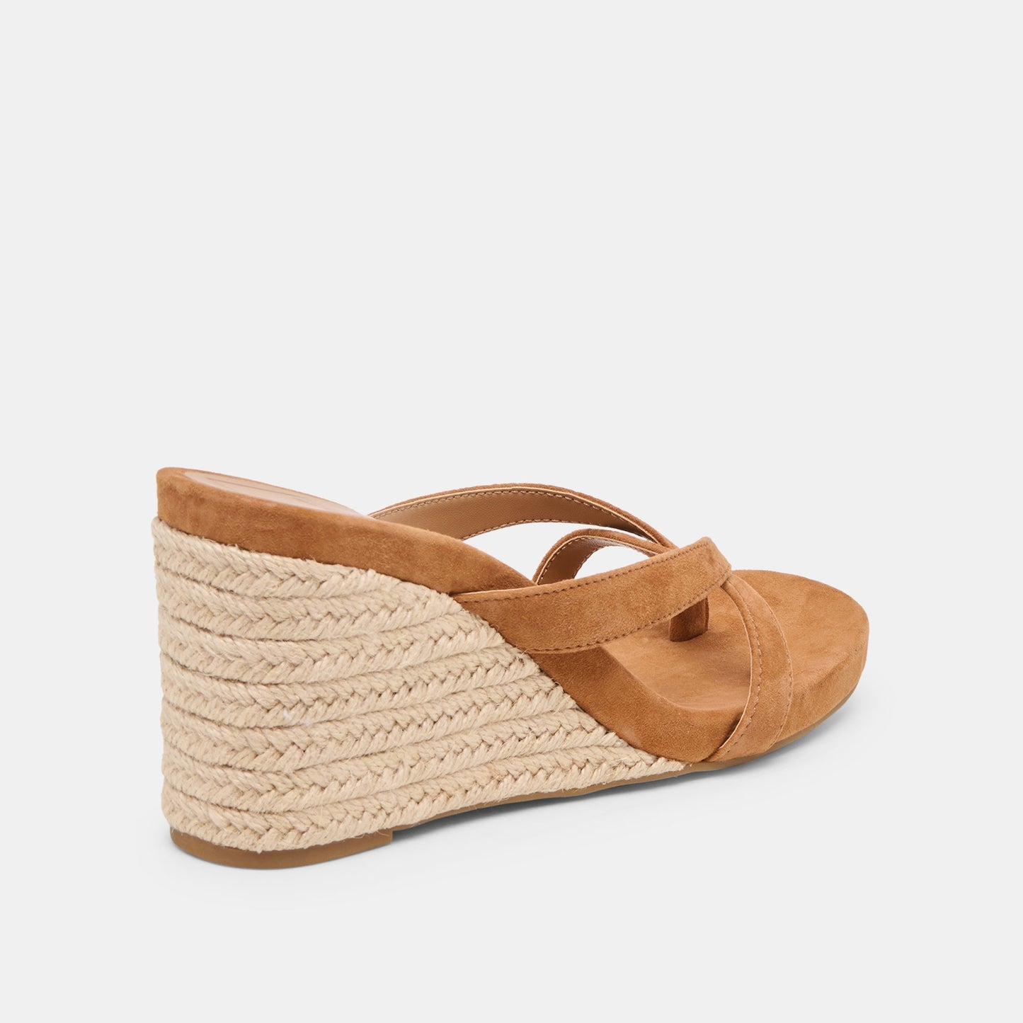 Dolce Vita Helan Espadrille Brown Suede Wedges