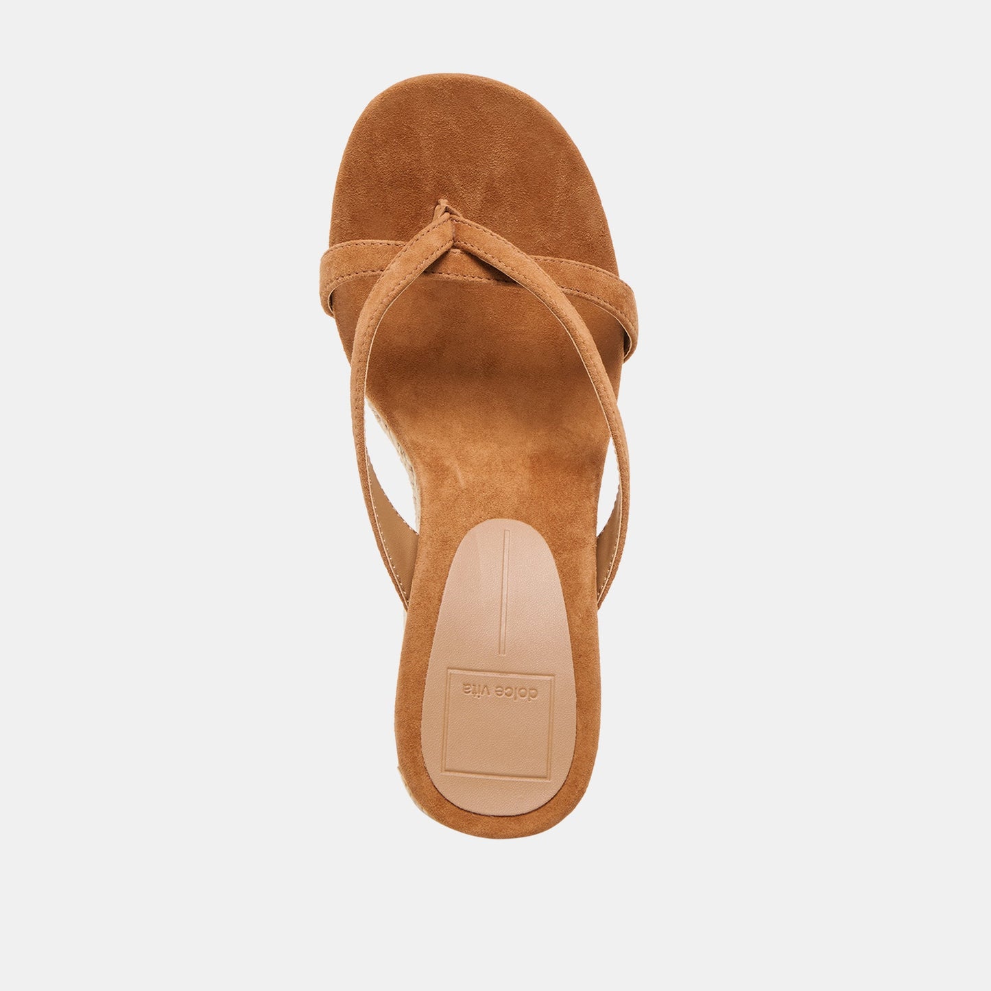 Dolce Vita Helan Espadrille Brown Suede Wedges