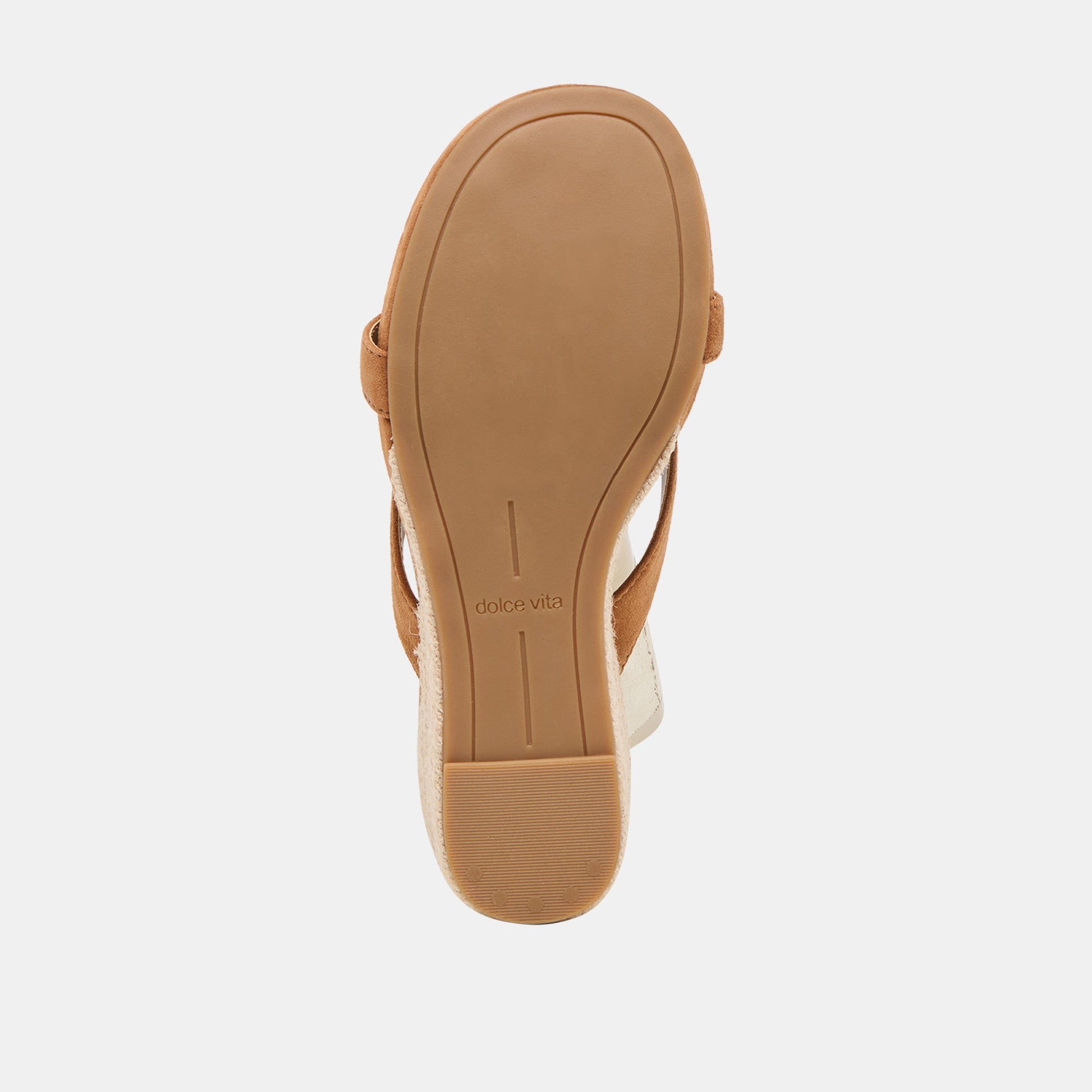 Dolce Vita Helan Espadrille Brown Suede Wedges