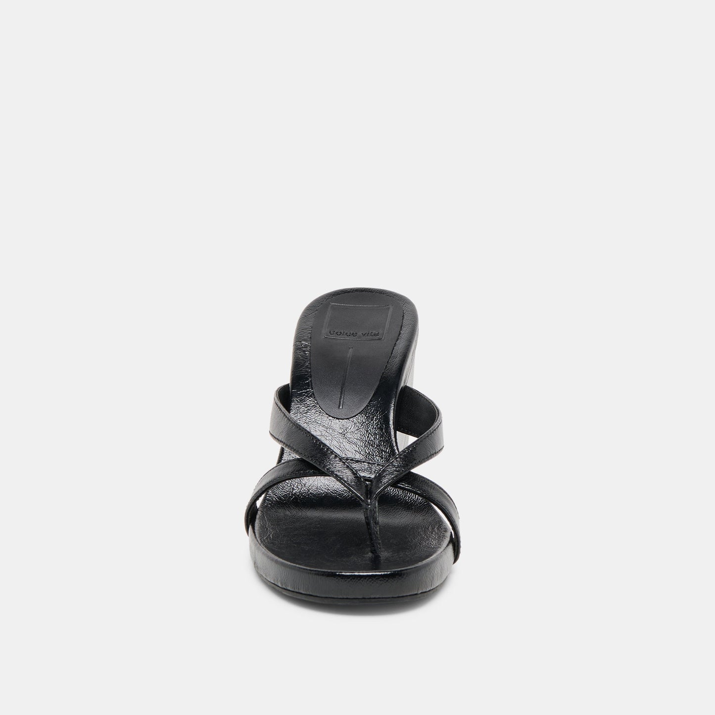 Dolce Vita Helan Black Leather Wedges
