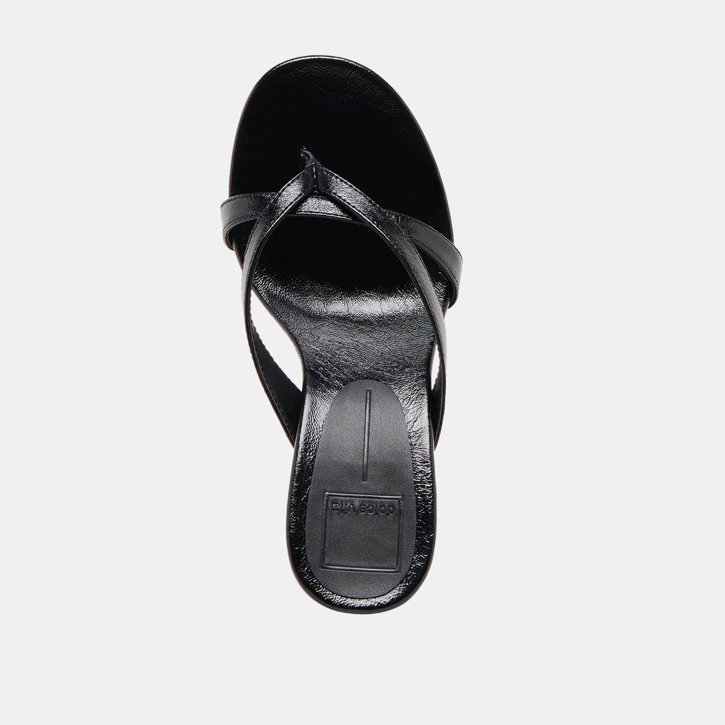 Dolce Vita Helan Black Leather Wedges