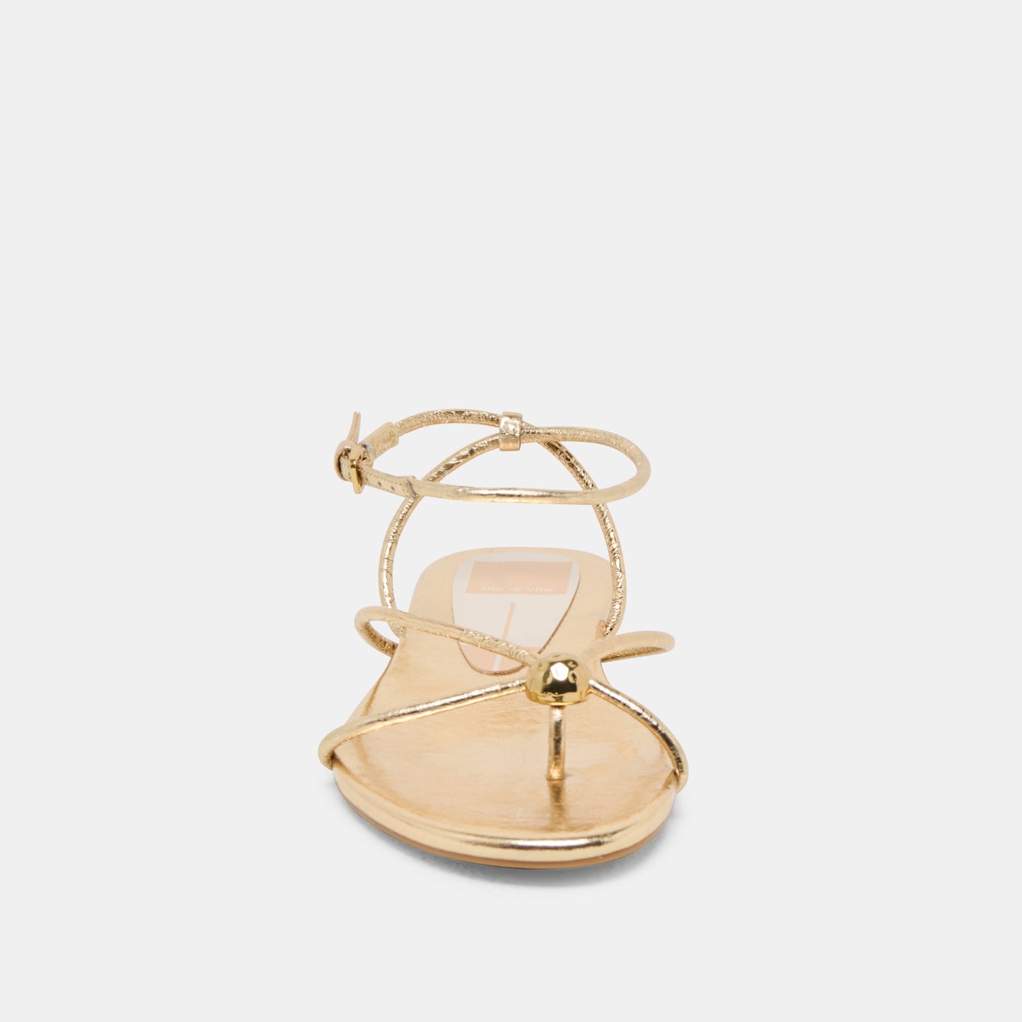 Dolce Vita Kenley Gold Leather Sandals