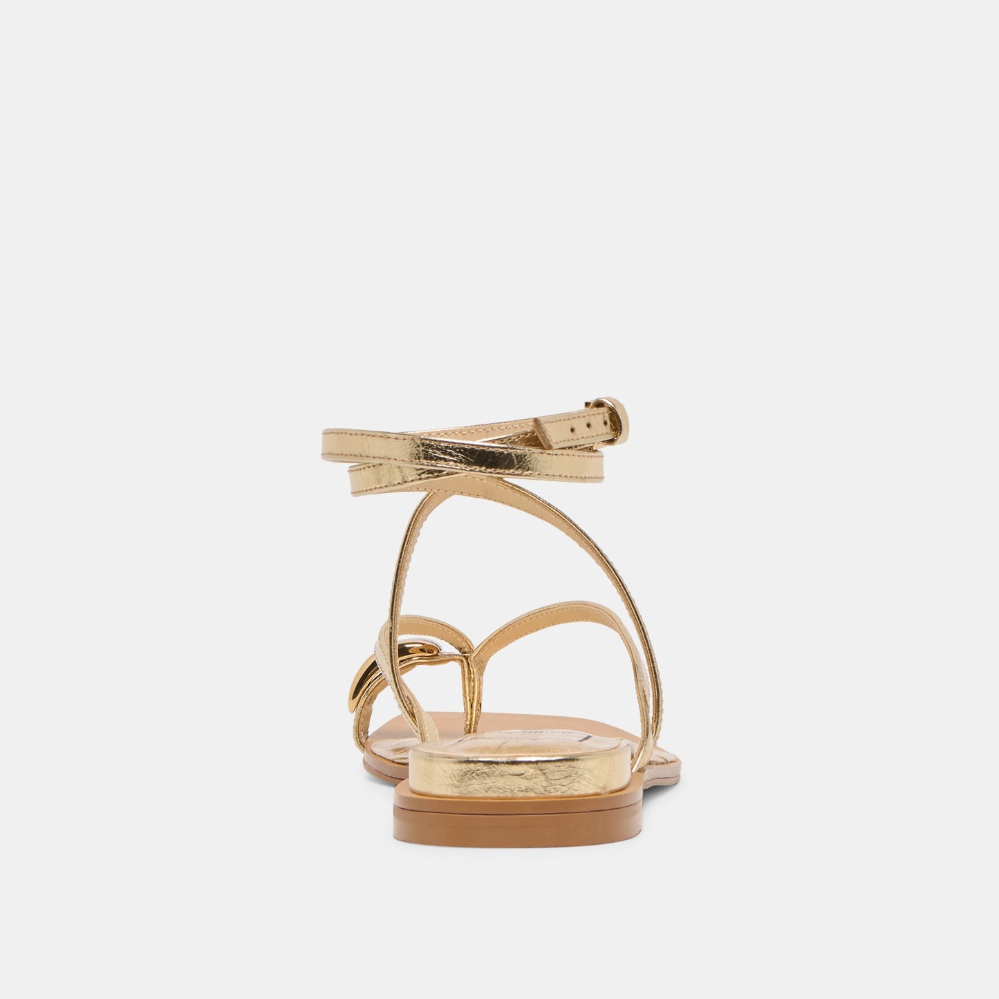 Dolce Vita Tyrice Gold Leather Sandals