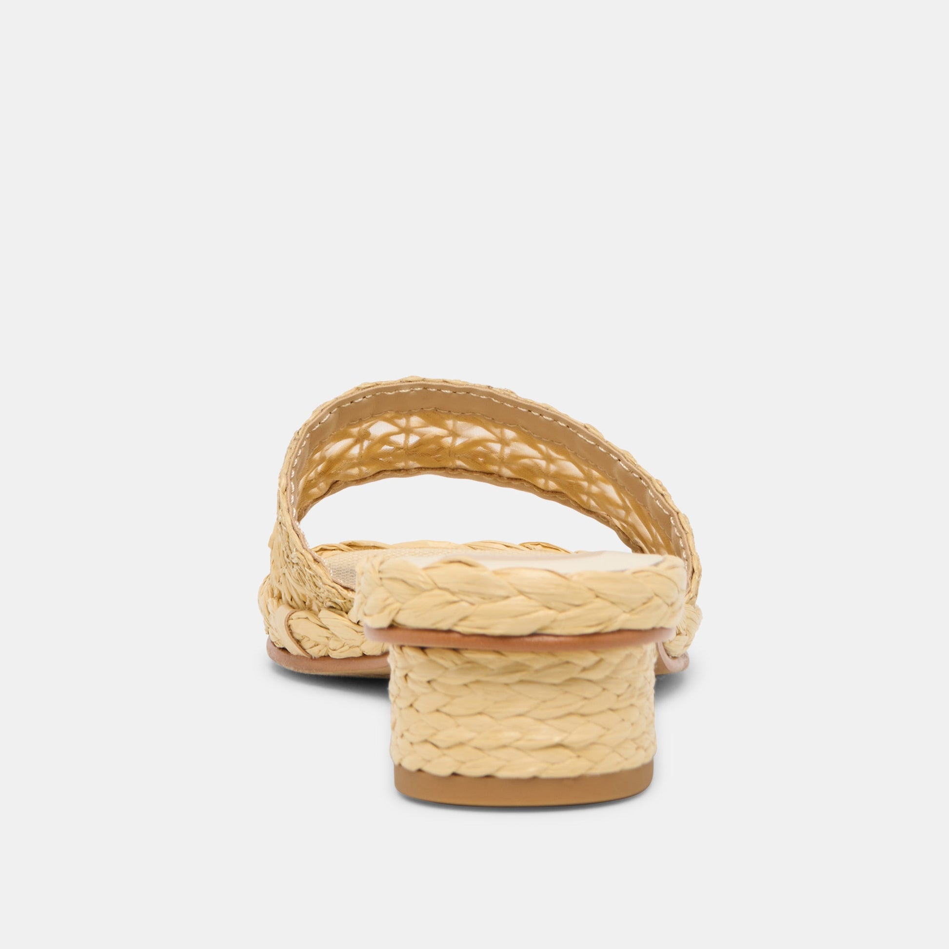 Dolce Vita Dixi Lt Natural Cross Hatch Raffia Sandals