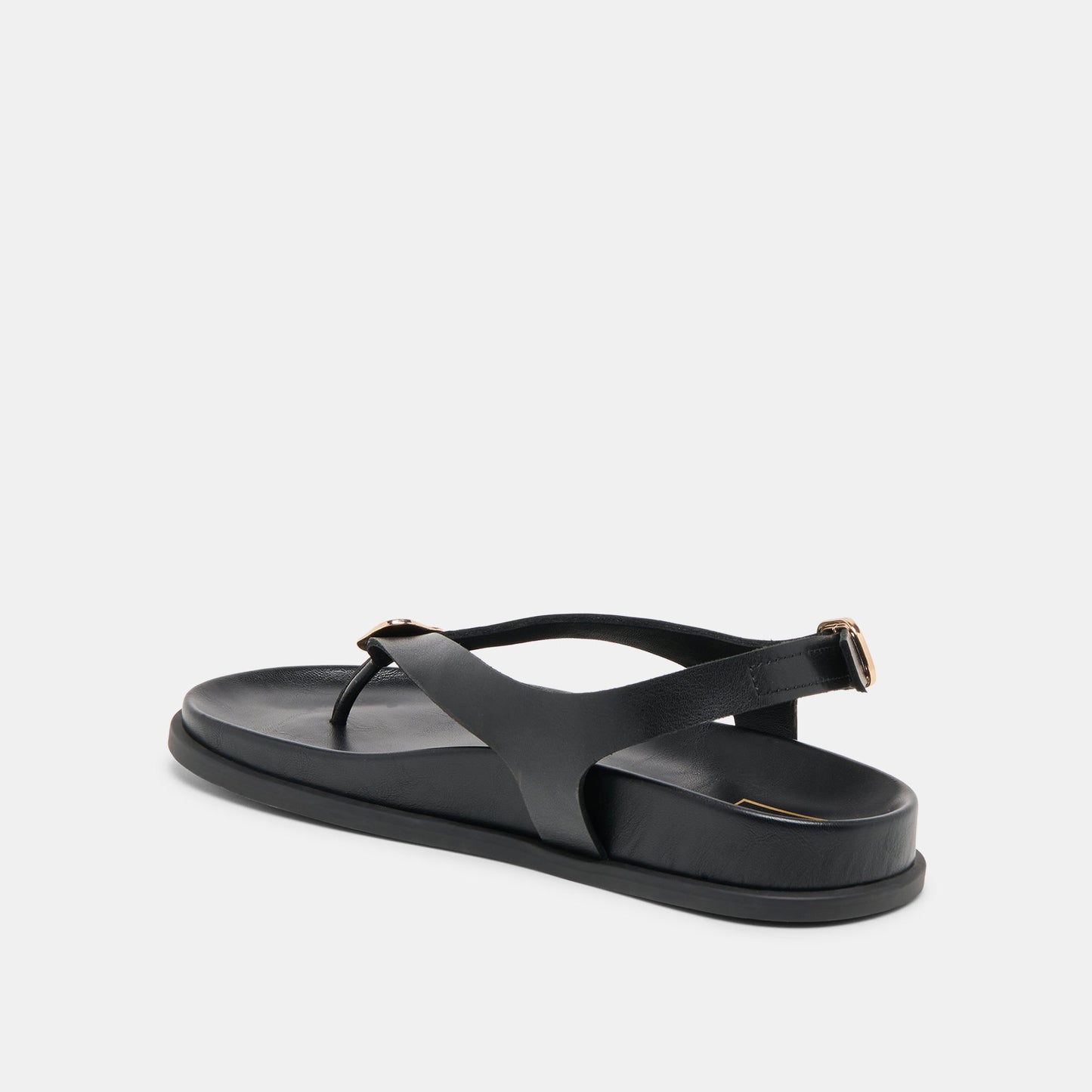 Dolce Vita Jony Black Leather Sandals