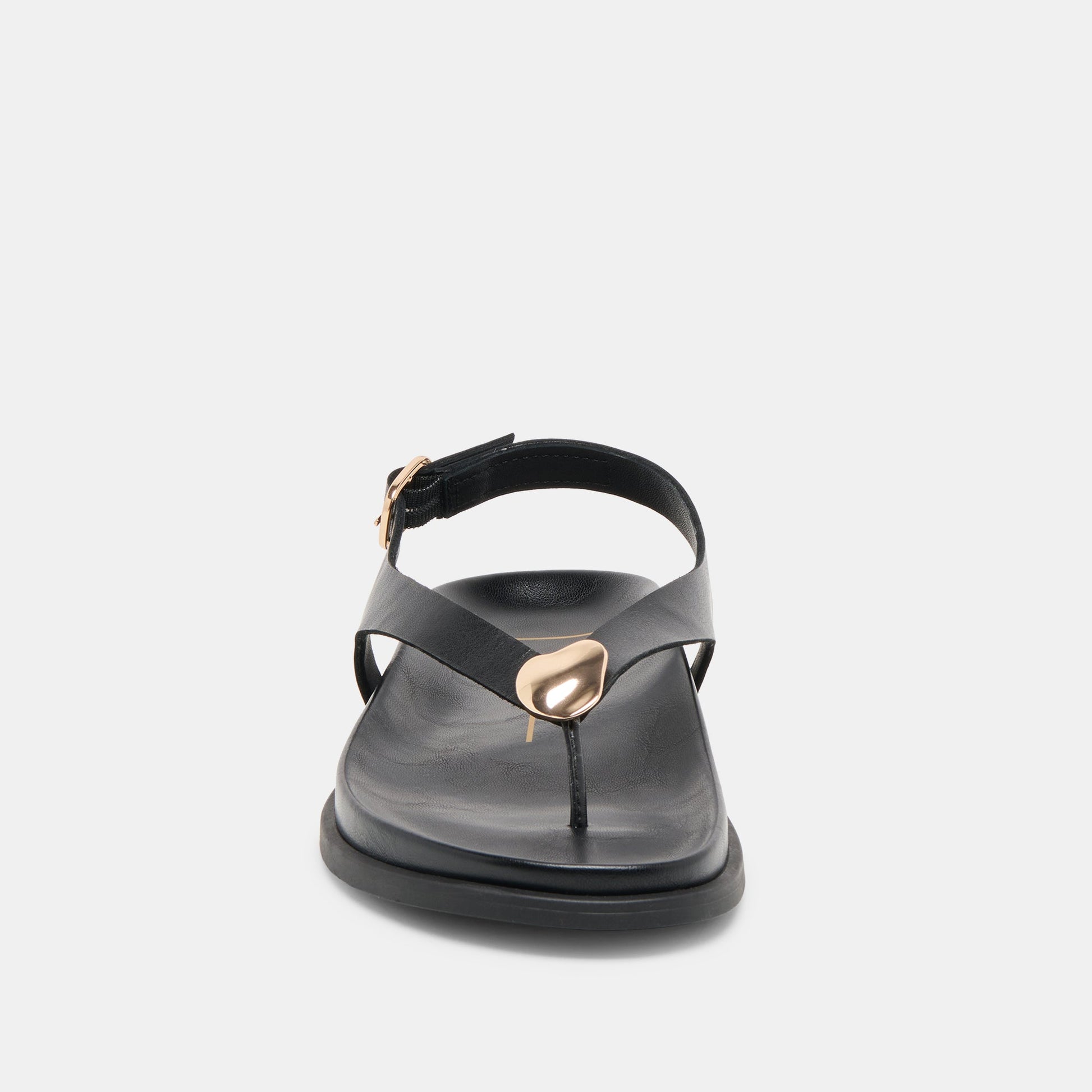 Dolce Vita Jony Black Leather Sandals