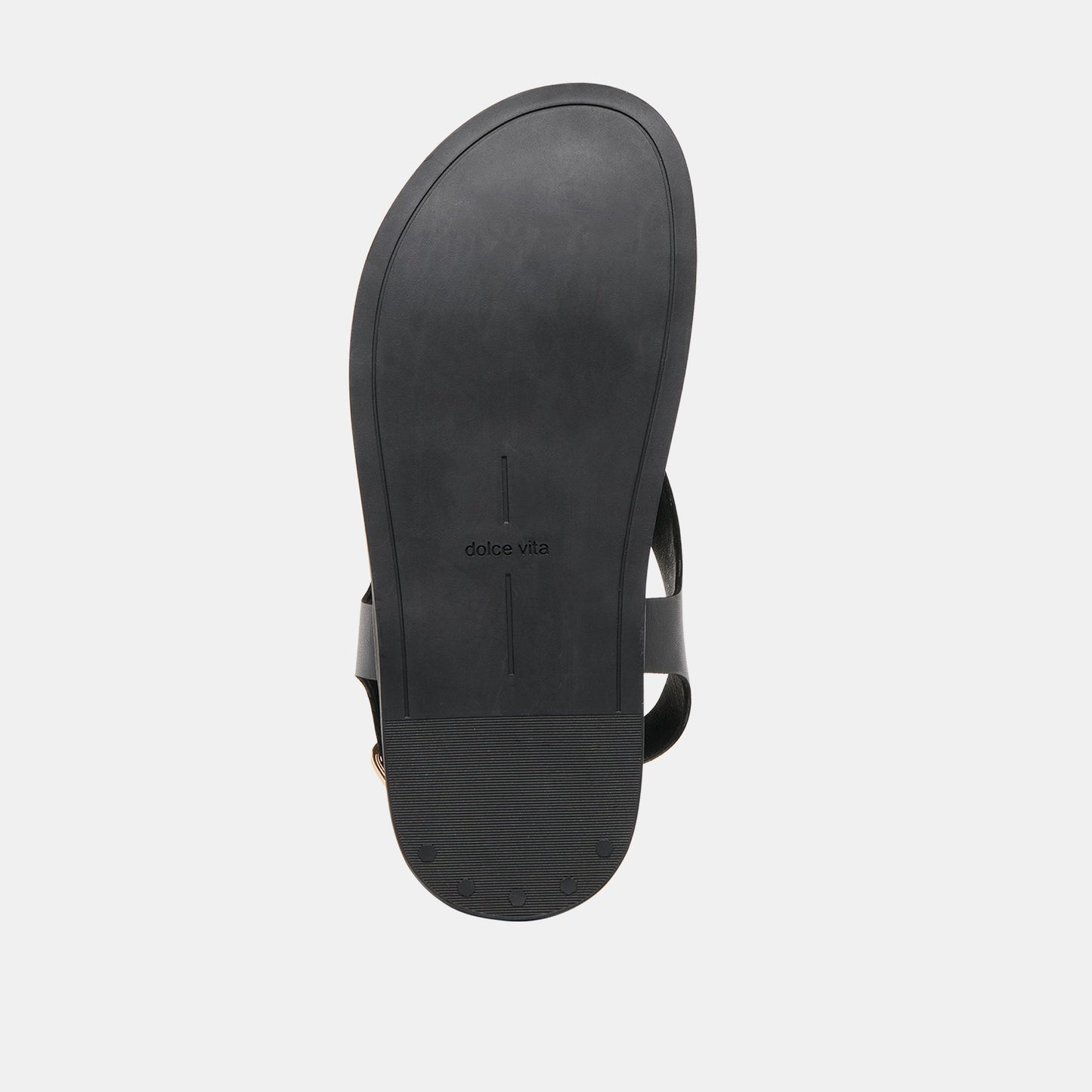 Dolce Vita Jony Black Leather Sandals