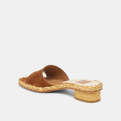 Dolce Vita Dixi Brown Suede Sandals
