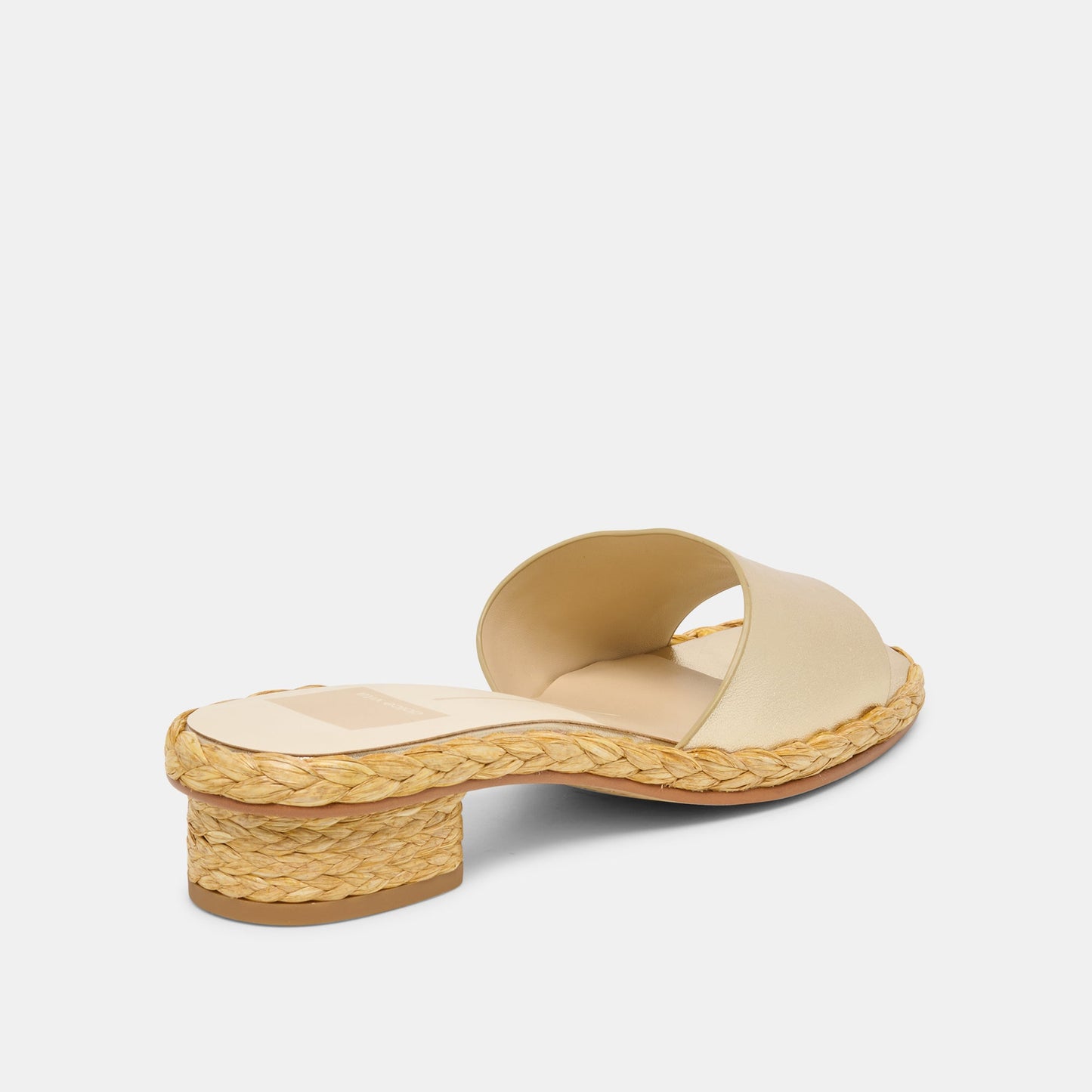 Dolce Vita Dixi Platinum Leather Sandals
