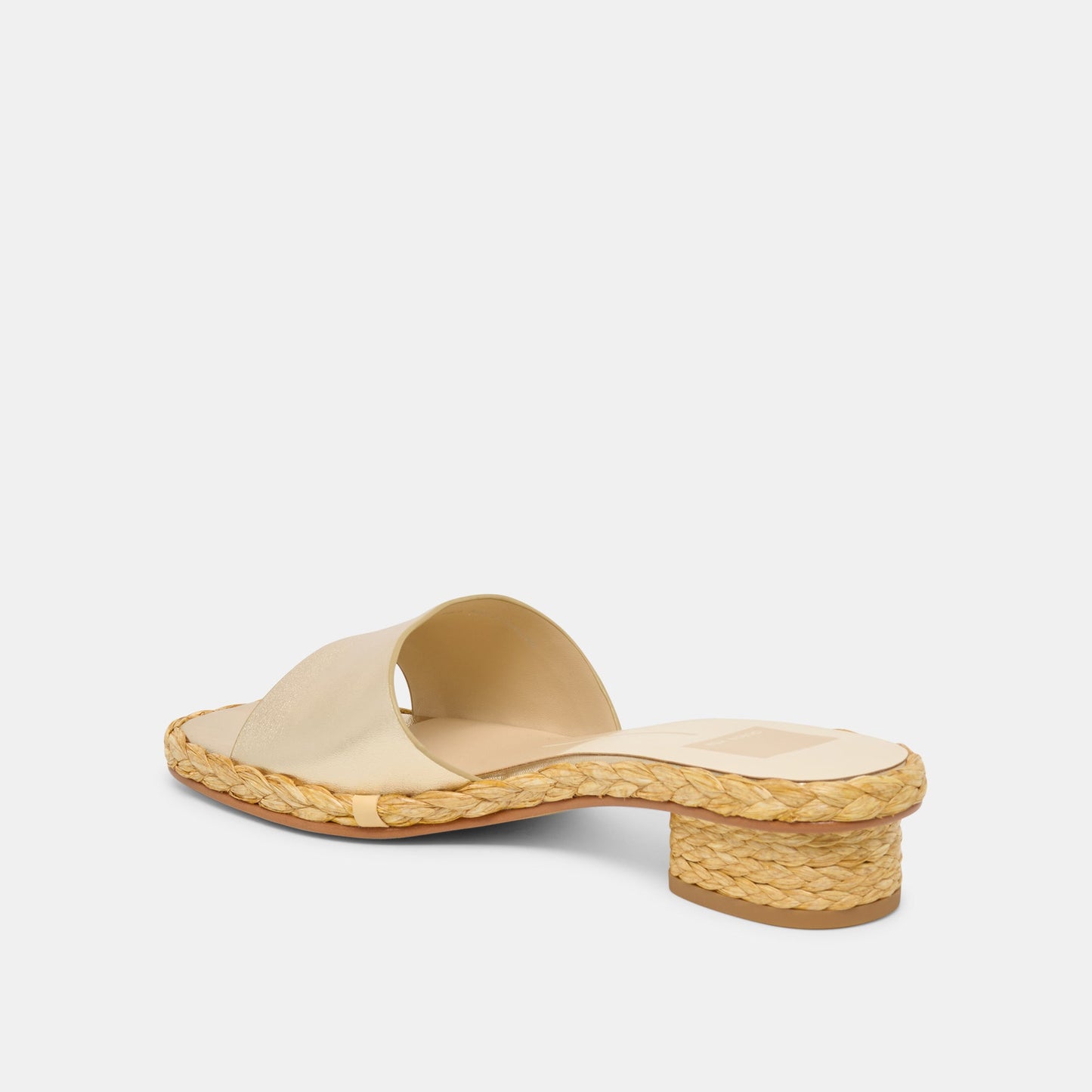 Dolce Vita Dixi Platinum Leather Sandals