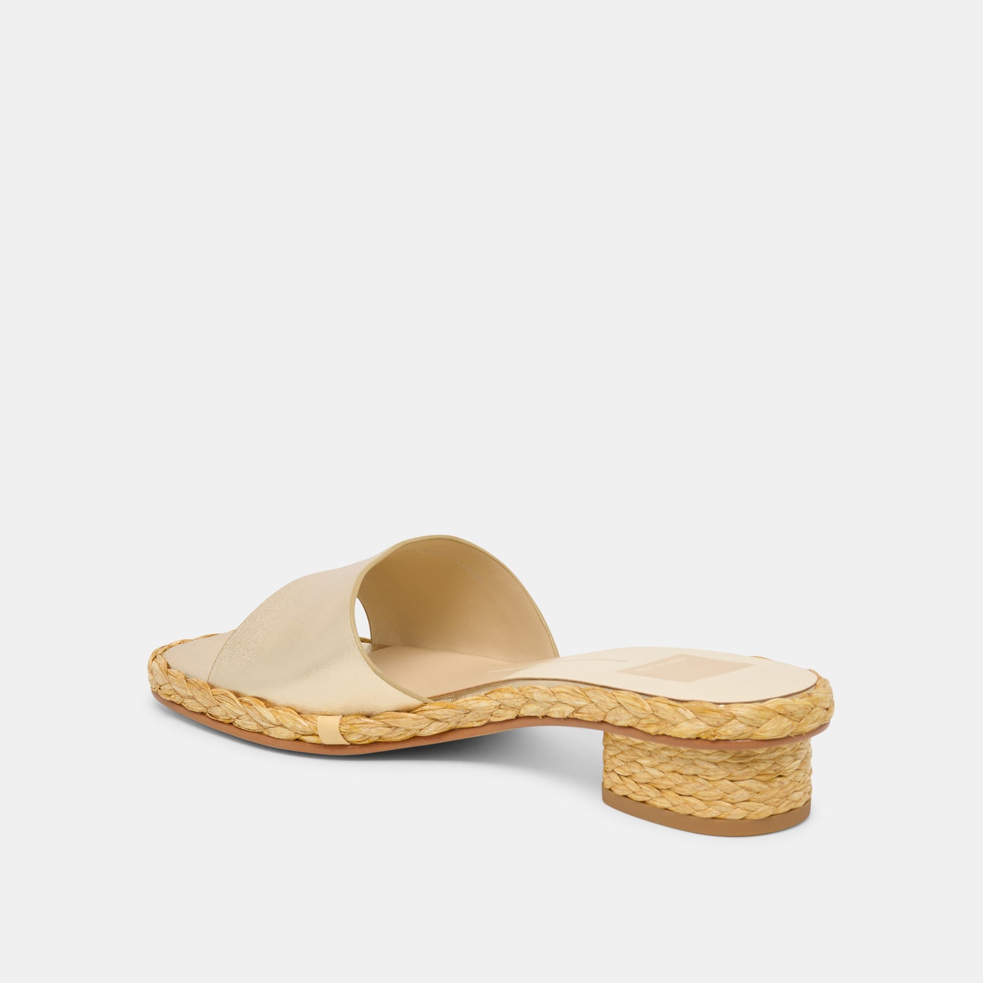 Dolce Vita Dixi Platinum Leather Sandals
