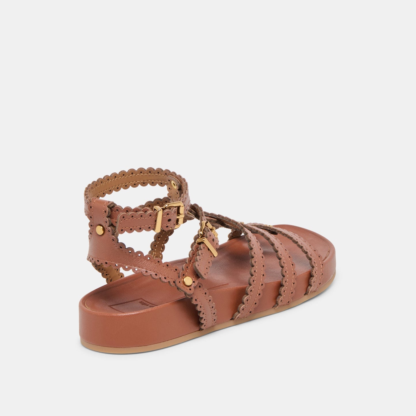 Dolce Vita Susana Cognac Leather Sandals