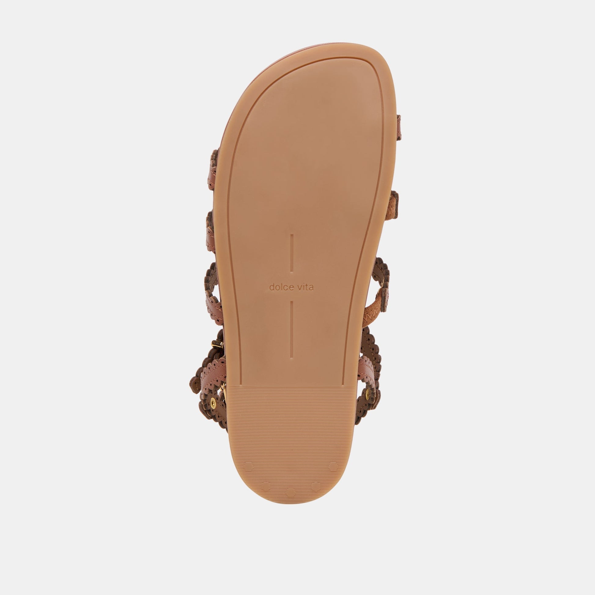Dolce Vita Susana Cognac Leather Sandals