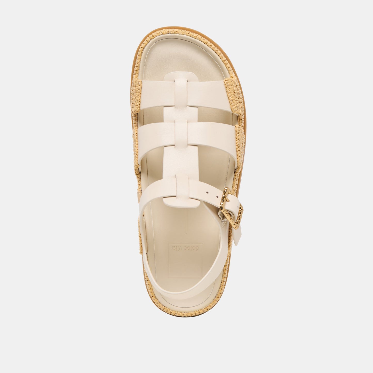 Dolce Vita Shenna Bone Leather Sandals