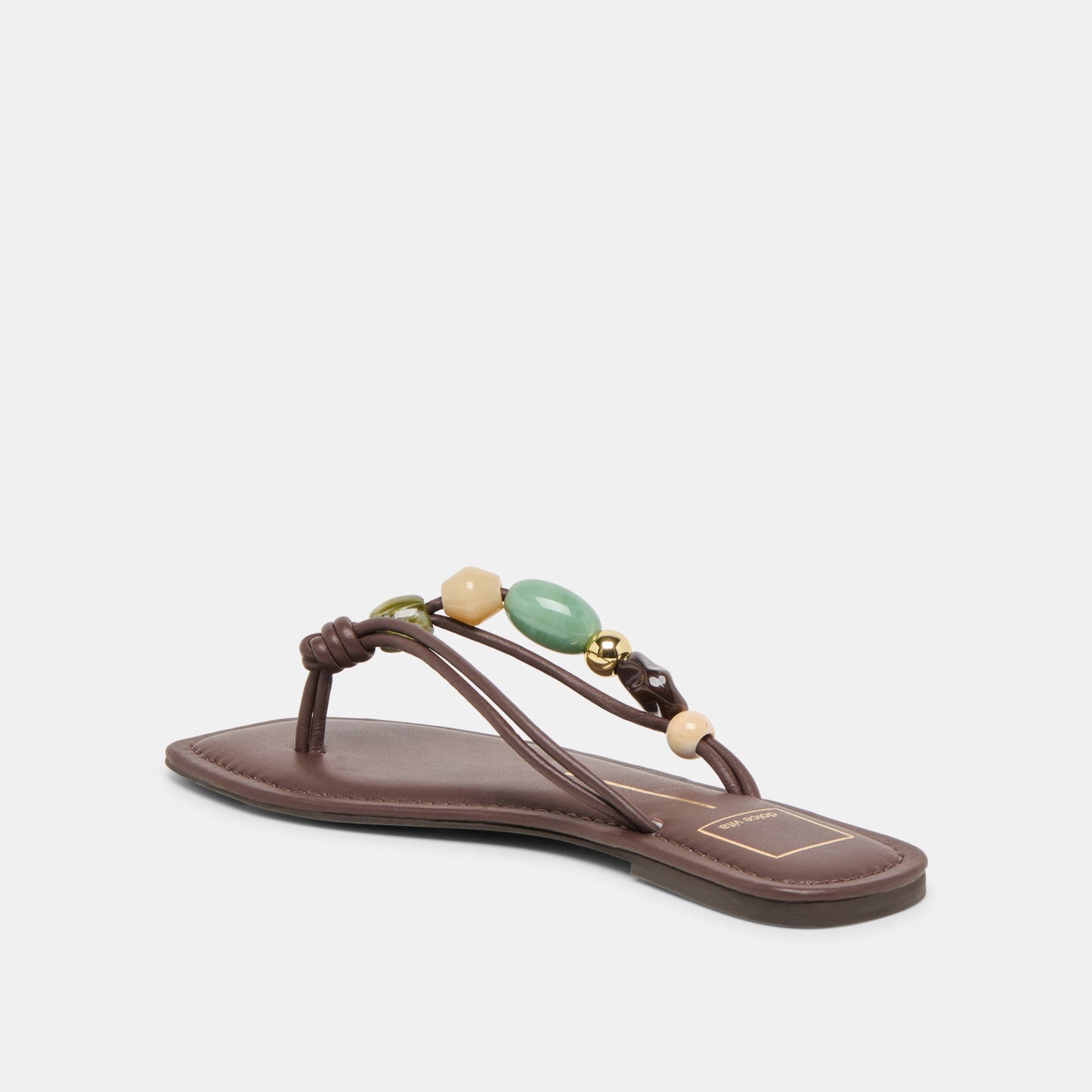 Dolce Vita Cely Dk Brown Leather Sandals