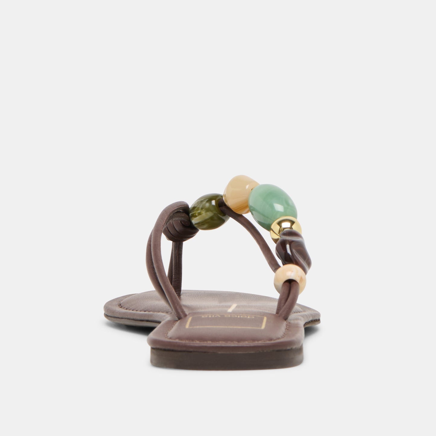 Dolce Vita Cely Dk Brown Leather Sandals