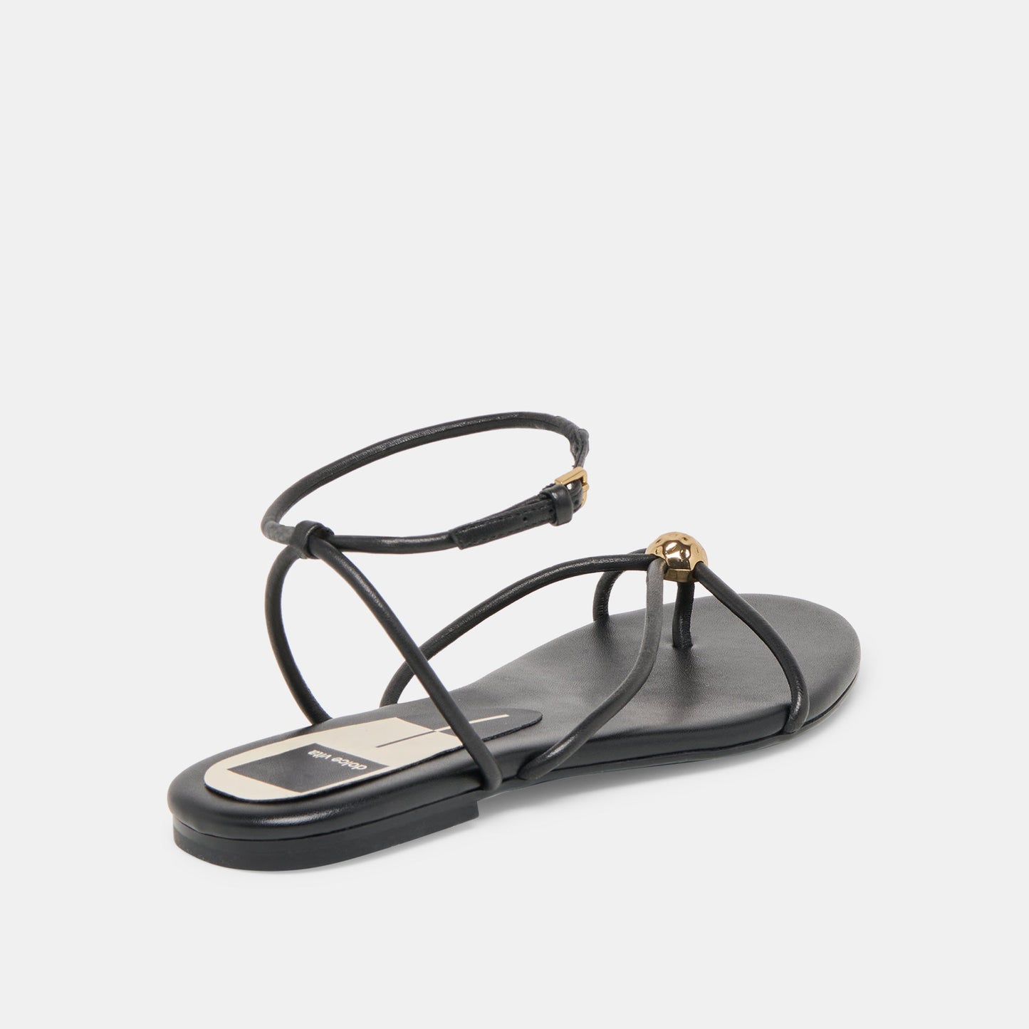 Dolce Vita Kenley Black Leather Sandals