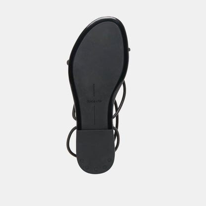 Dolce Vita Kenley Black Leather Sandals
