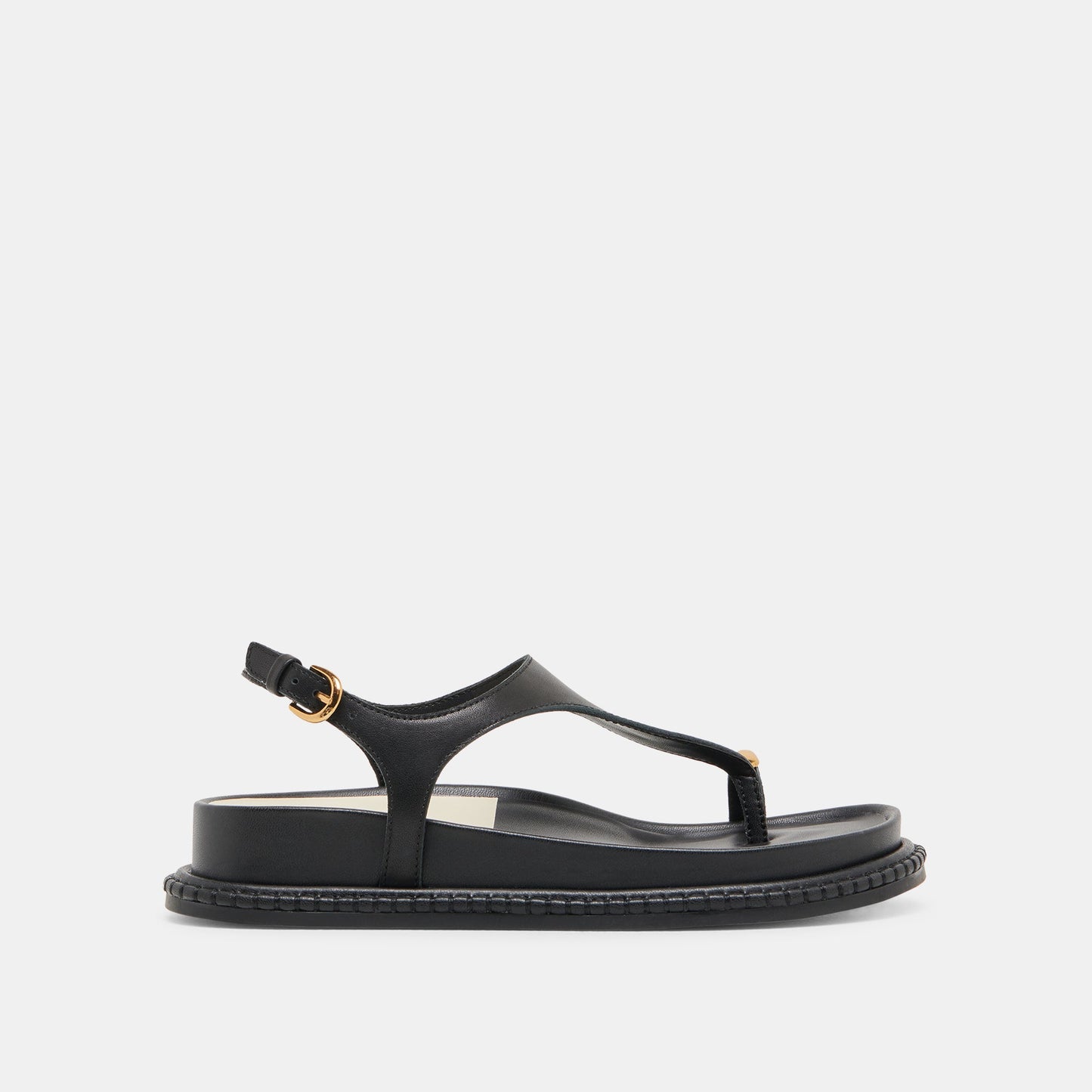 Dolce Vita Stefan Black Leather Sandals