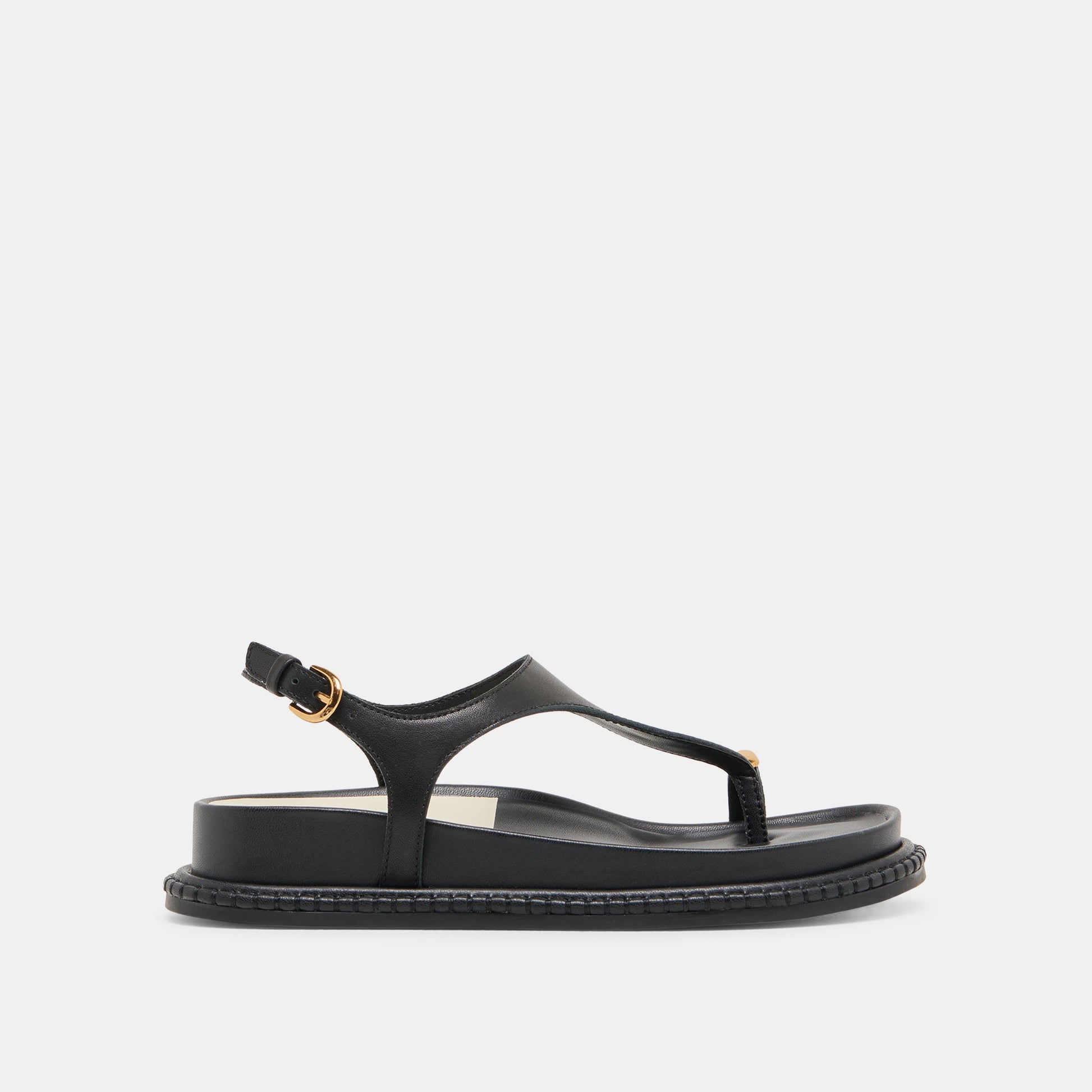 Dolce Vita Stefan Black Leather Sandals