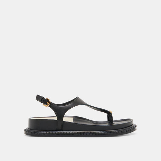 Dolce Vita Stefan Black Leather Sandals