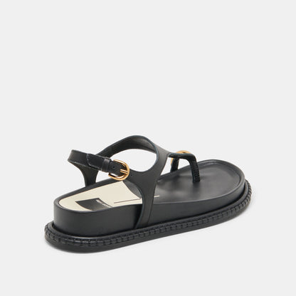 Dolce Vita Stefan Black Leather Sandals