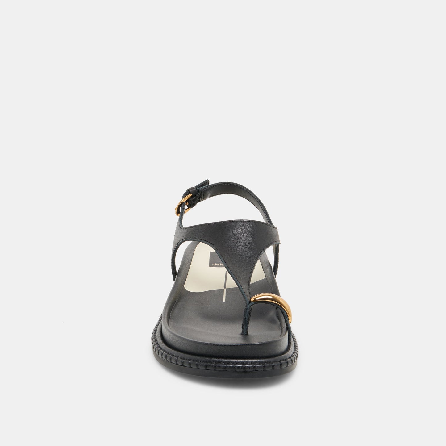 Dolce Vita Stefan Black Leather Sandals