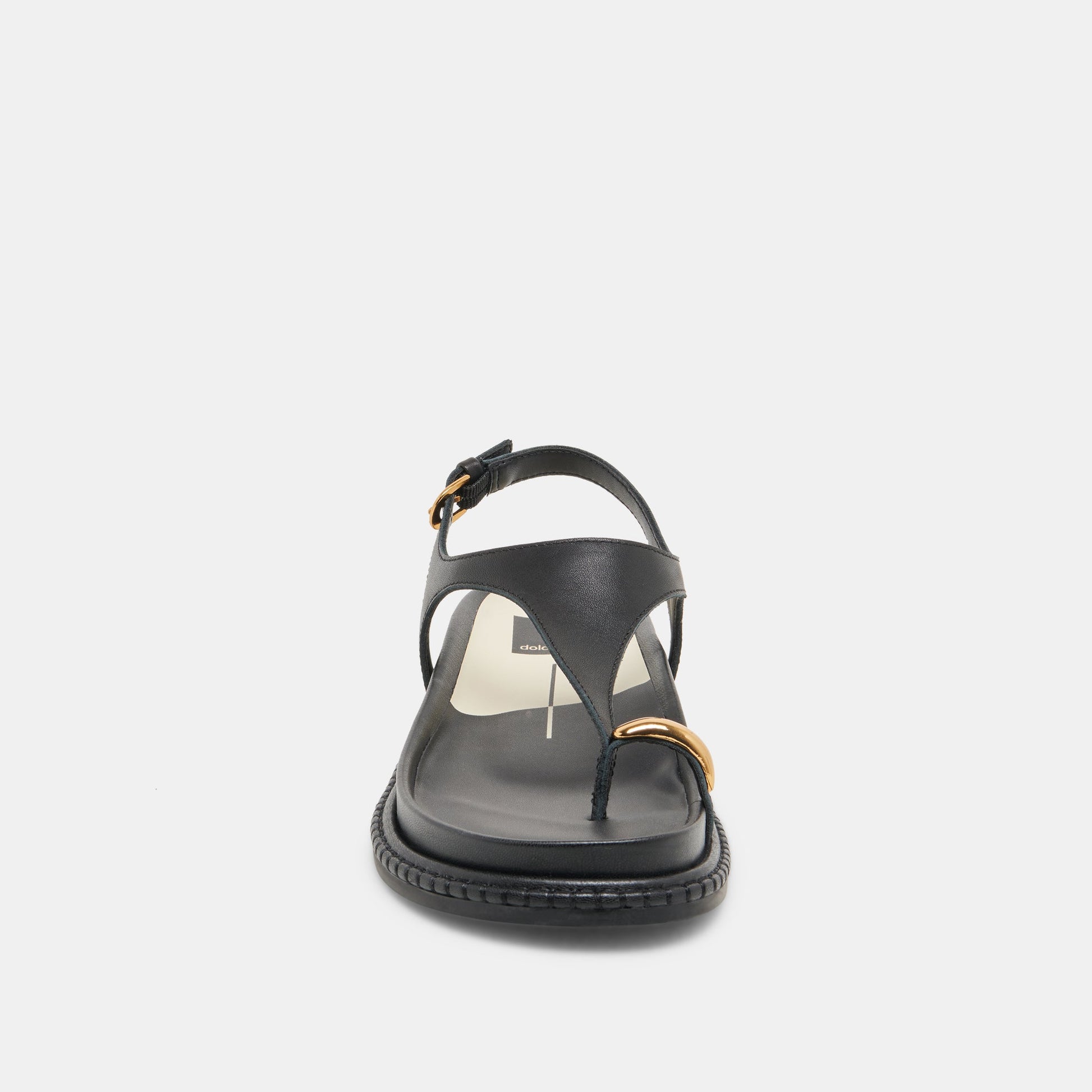 Dolce Vita Stefan Black Leather Sandals