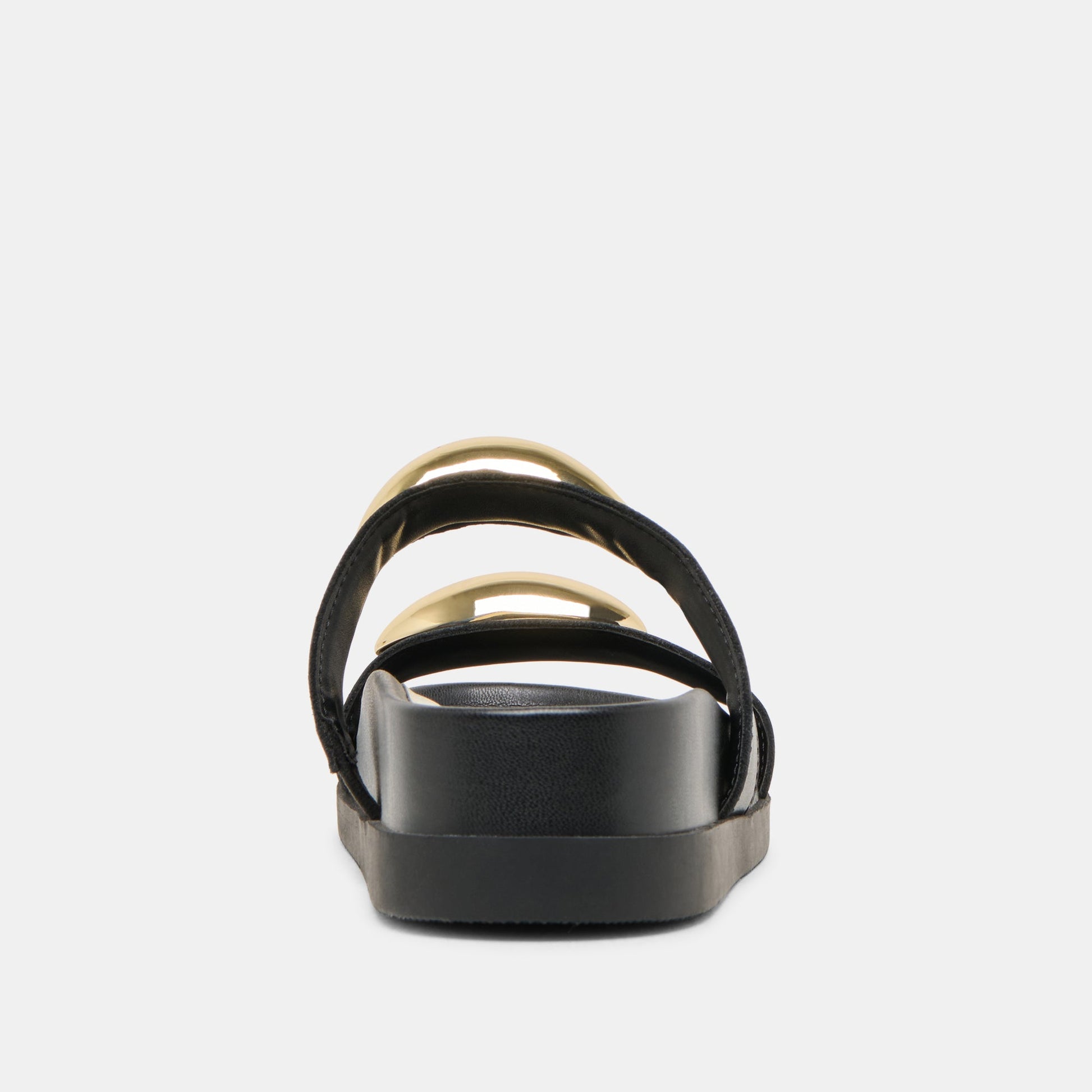 Dolce Vita Satine Black Leather Sandals