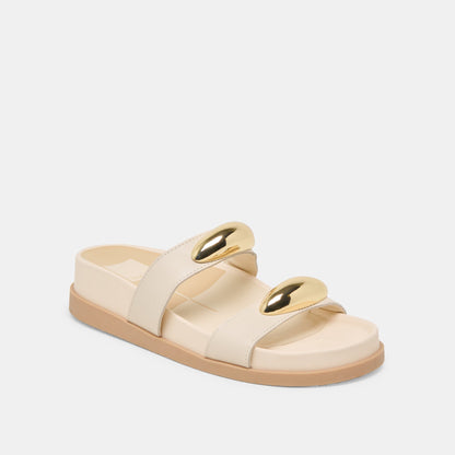Dolce Vita Satine Bone Leather Sandals