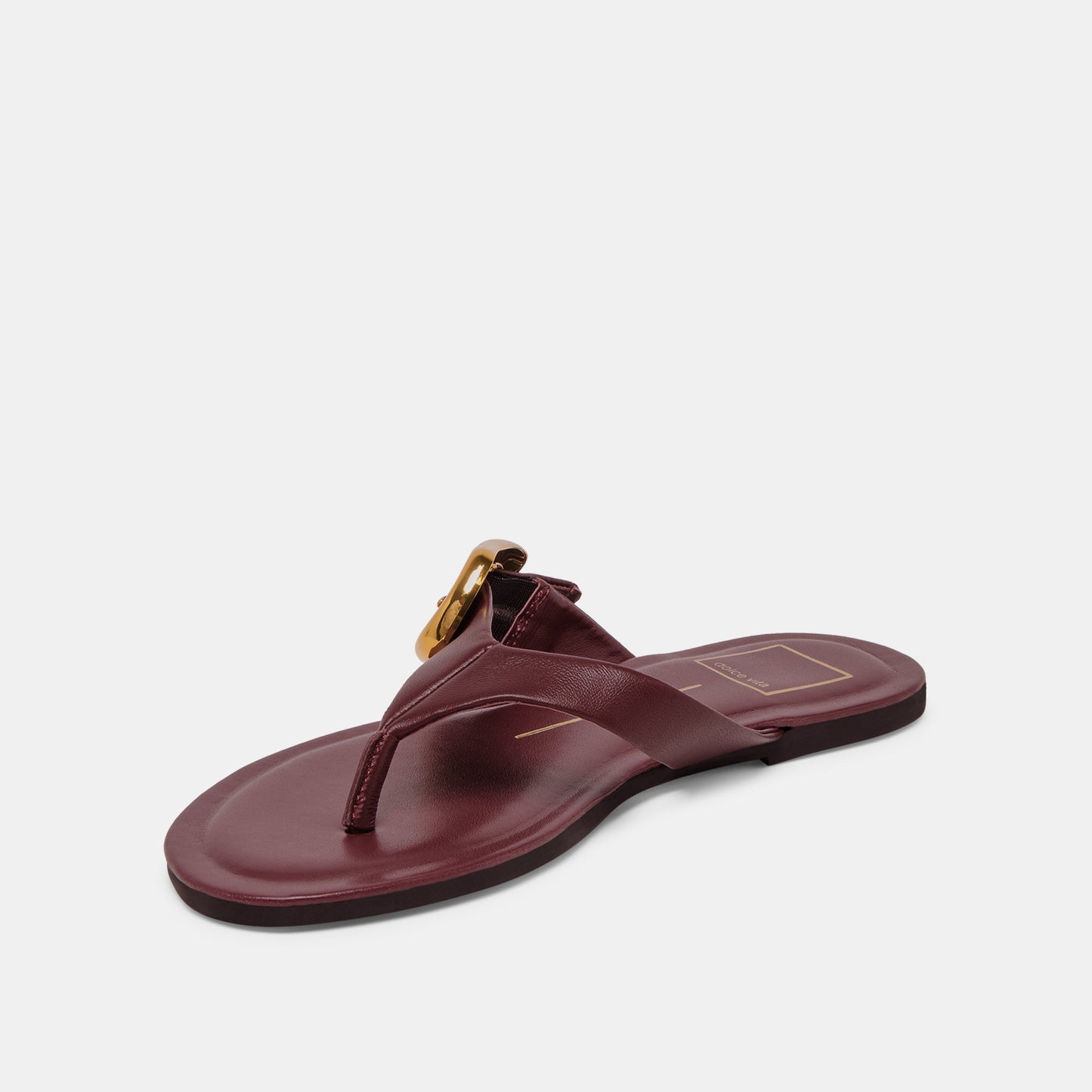 Dolce Vita Rossa Burgundy Leather Sandals