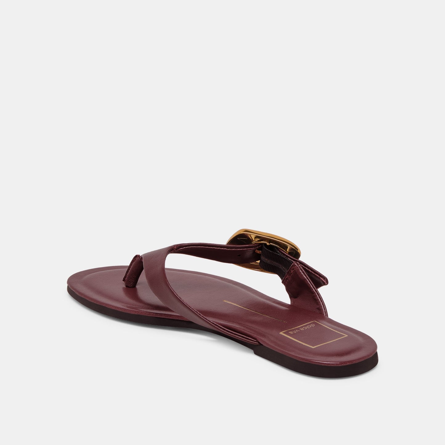 Dolce Vita Rossa Burgundy Leather Sandals