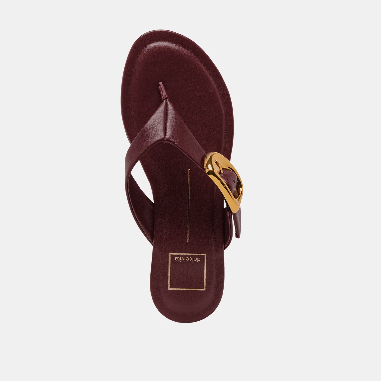 Dolce Vita Rossa Burgundy Leather Sandals