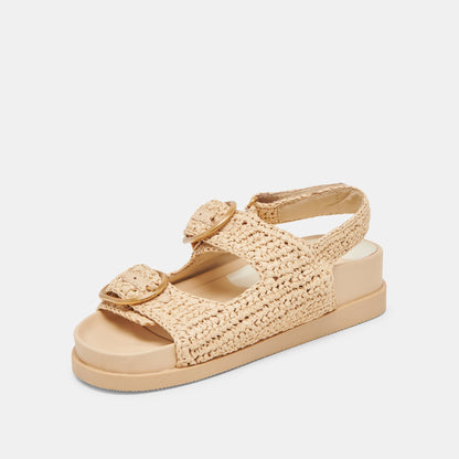 Dolce Vita STARLA CROCHET SANDALS NATURAL KNIT