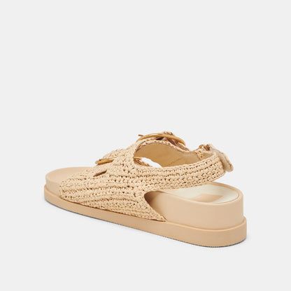 Dolce Vita STARLA CROCHET SANDALS NATURAL KNIT