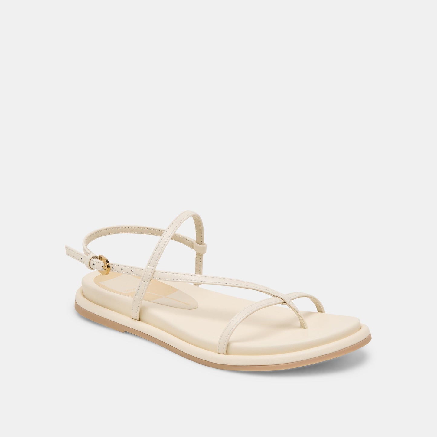 Dolce Vita Dallen Off White Leather Sandals