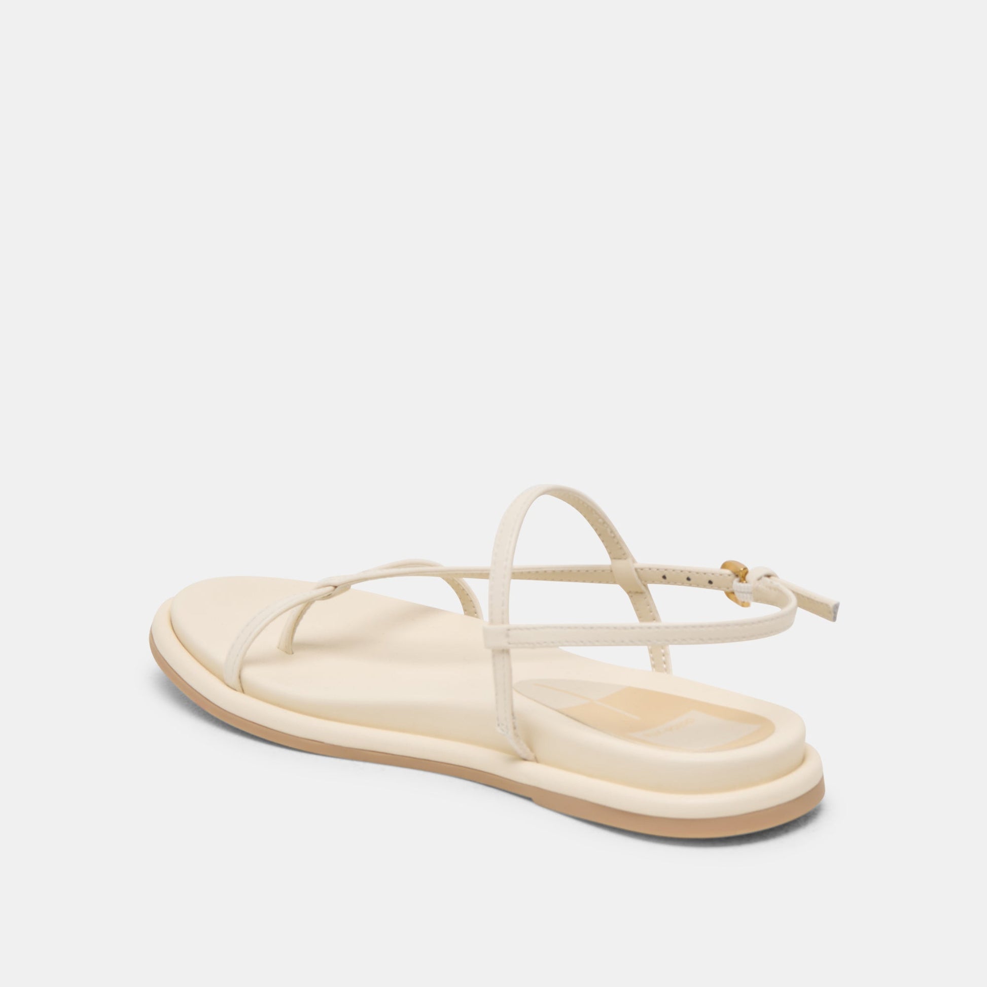 Dolce Vita Dallen Off White Leather Sandals