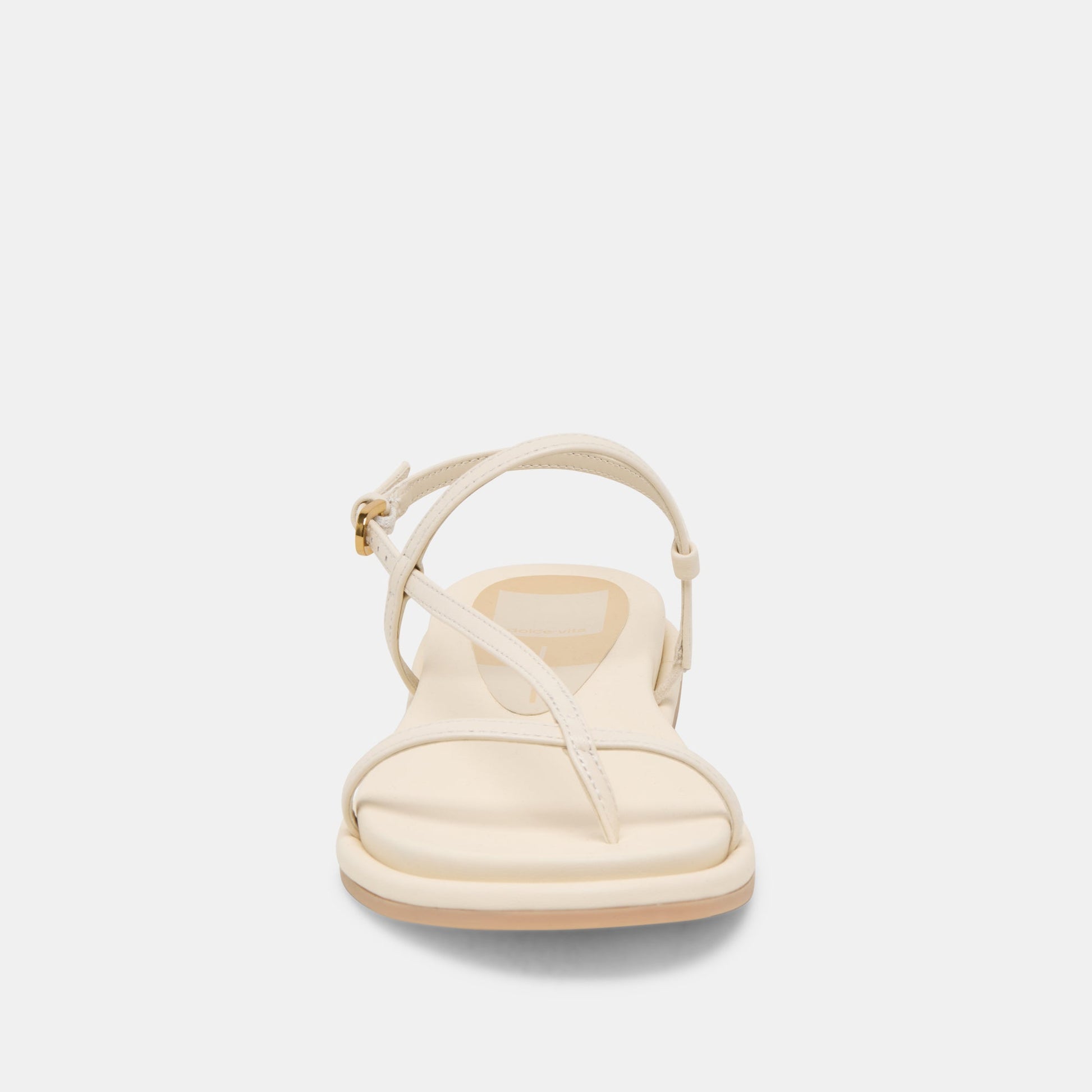 Dolce Vita Dallen Off White Leather Sandals