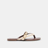 BEIGE CROCO EMBOSSED LEATHER