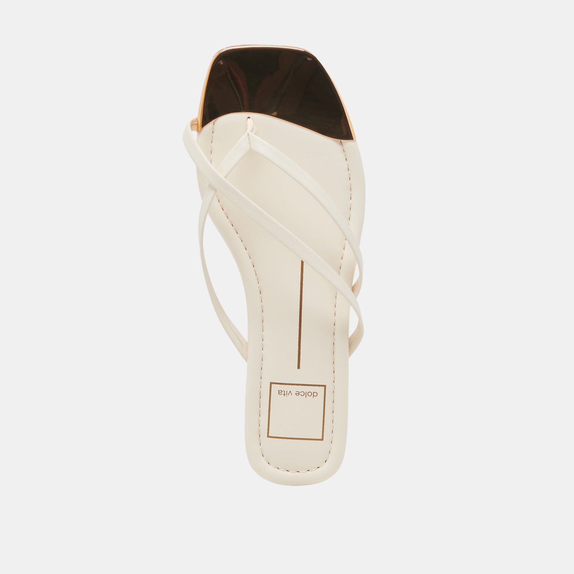 Dolce Vita Laguna Off White Leather Sandals