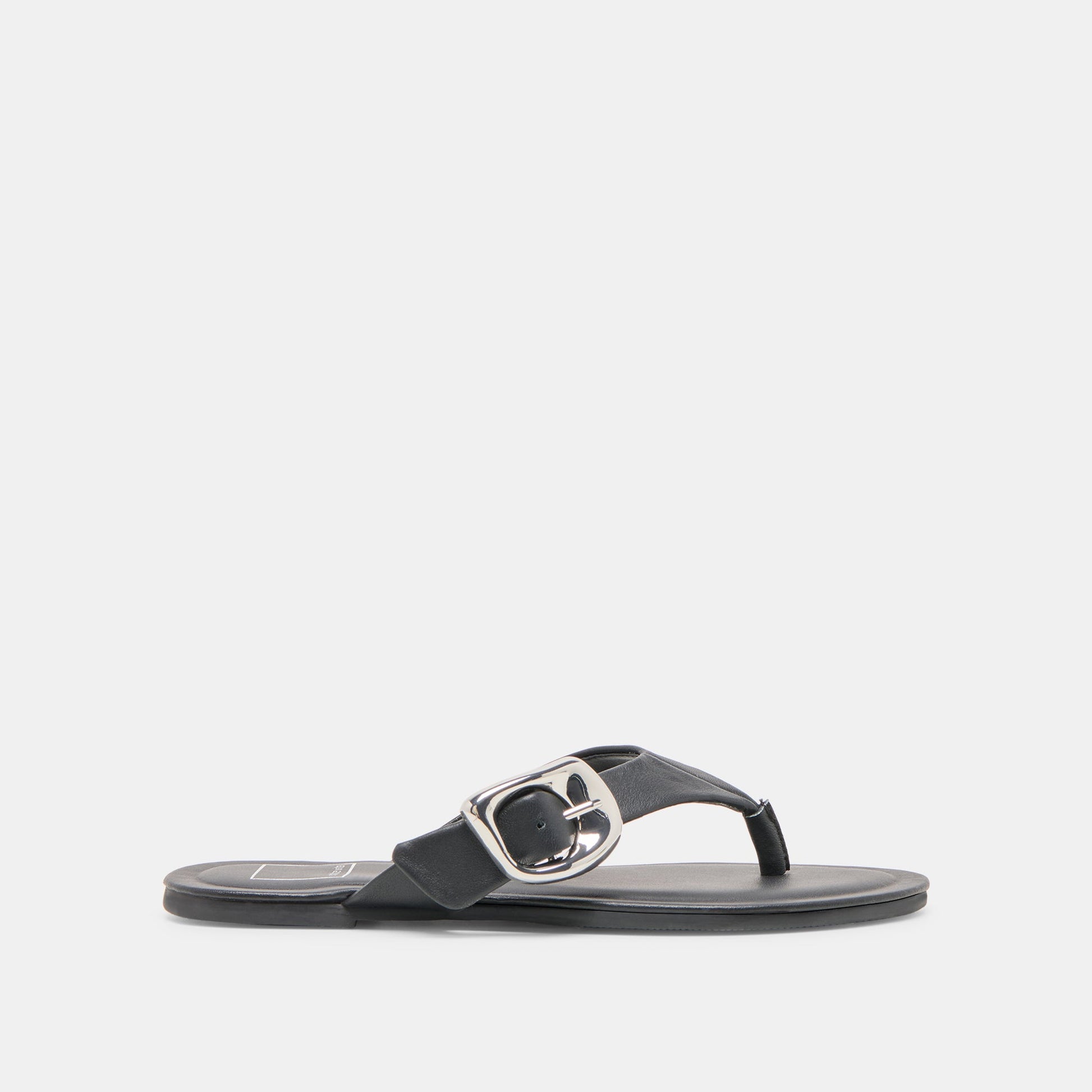 Dolce Vita Rossa Black Leather Sandals