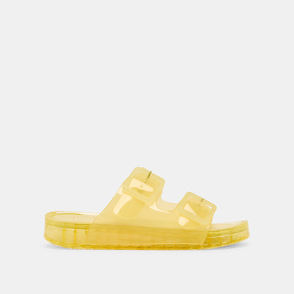 Dolce Vita Julio Lemon Vinyl Sandals