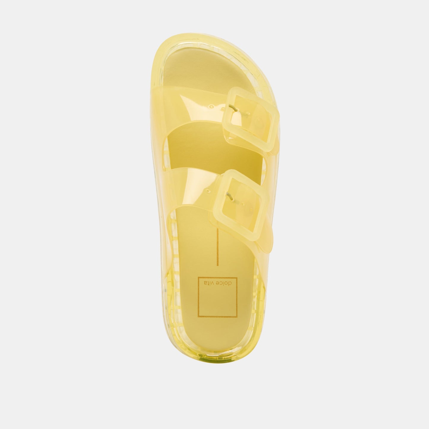 Dolce Vita Julio Lemon Vinyl Sandals