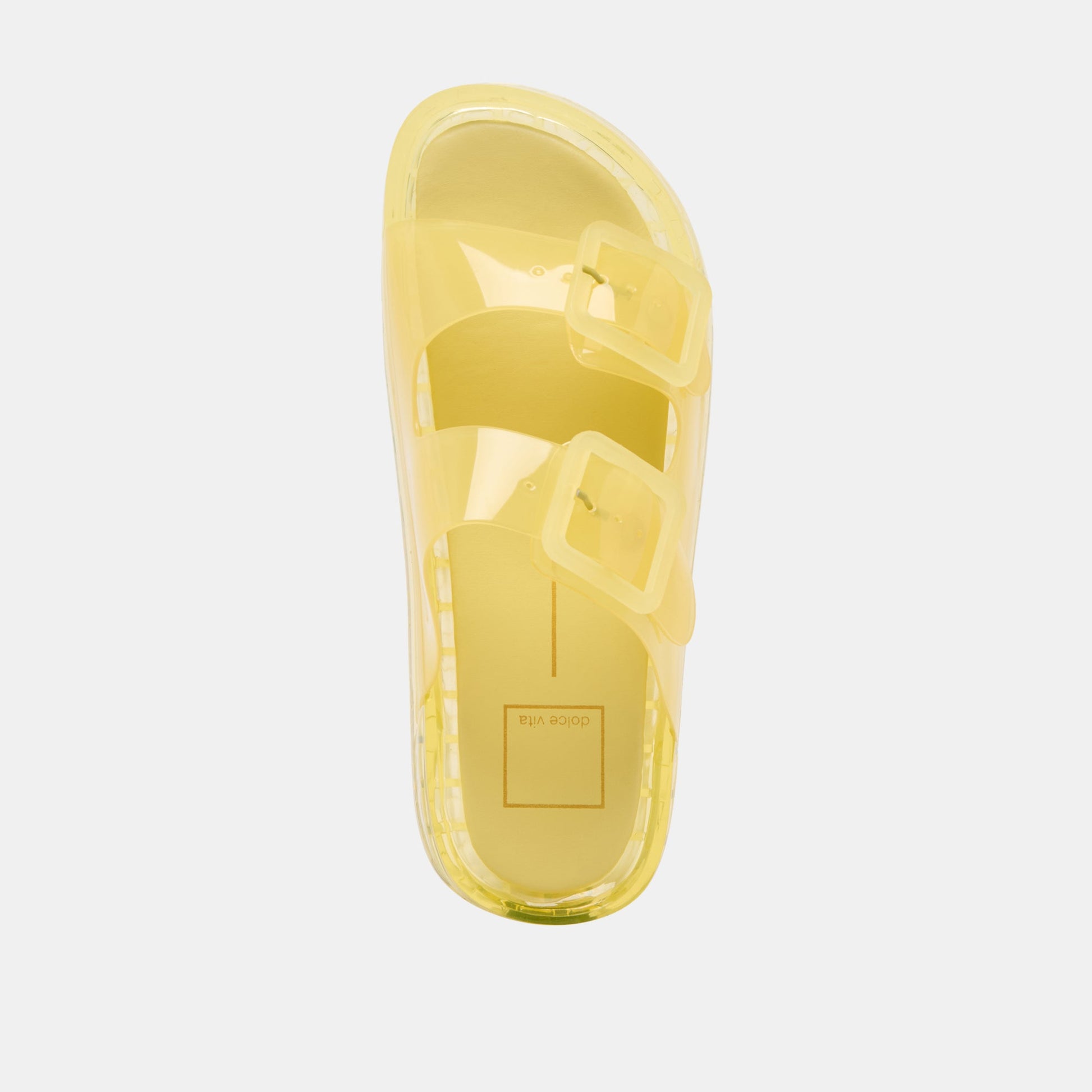 Dolce Vita Julio Lemon Vinyl Sandals