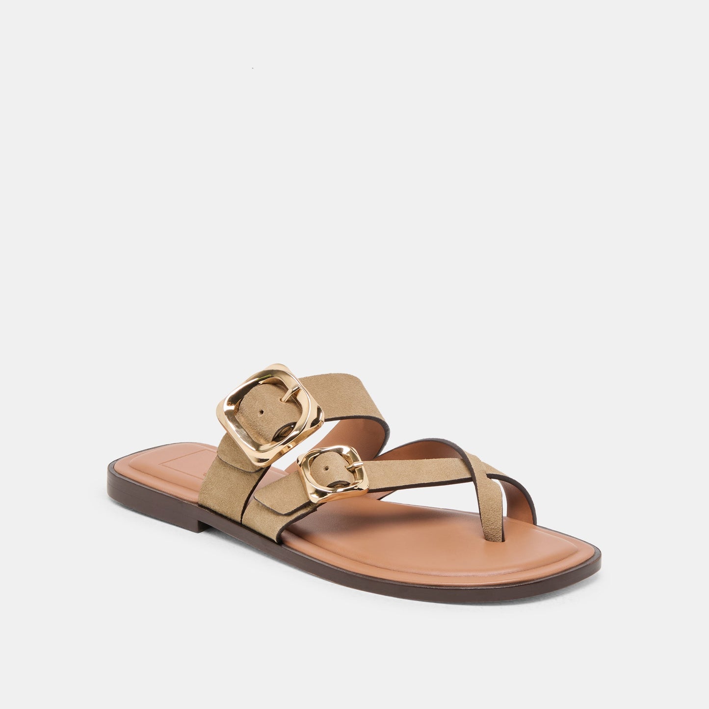 Dolce Vita Shore Taupe Suede Sandals