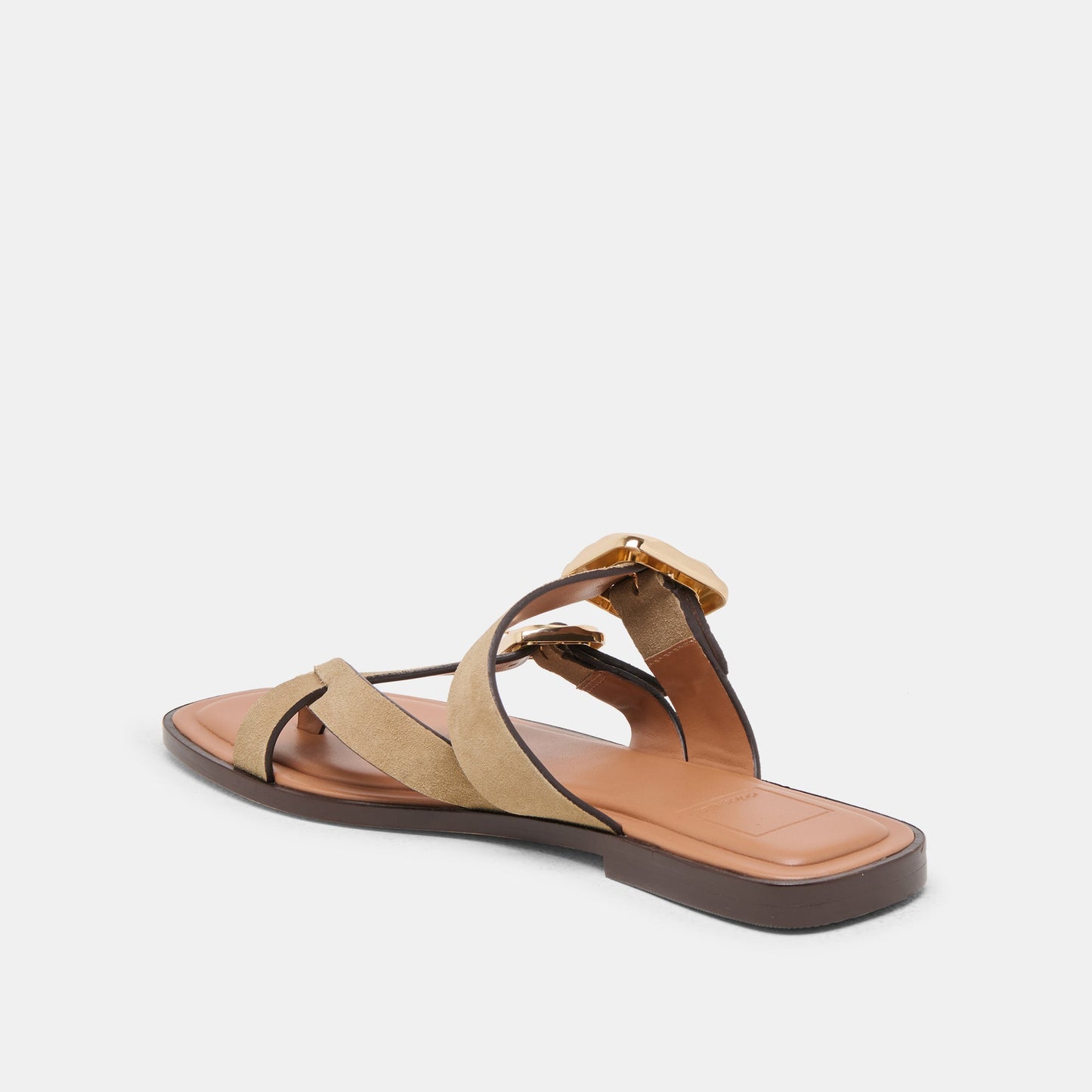Dolce Vita Shore Taupe Suede Sandals