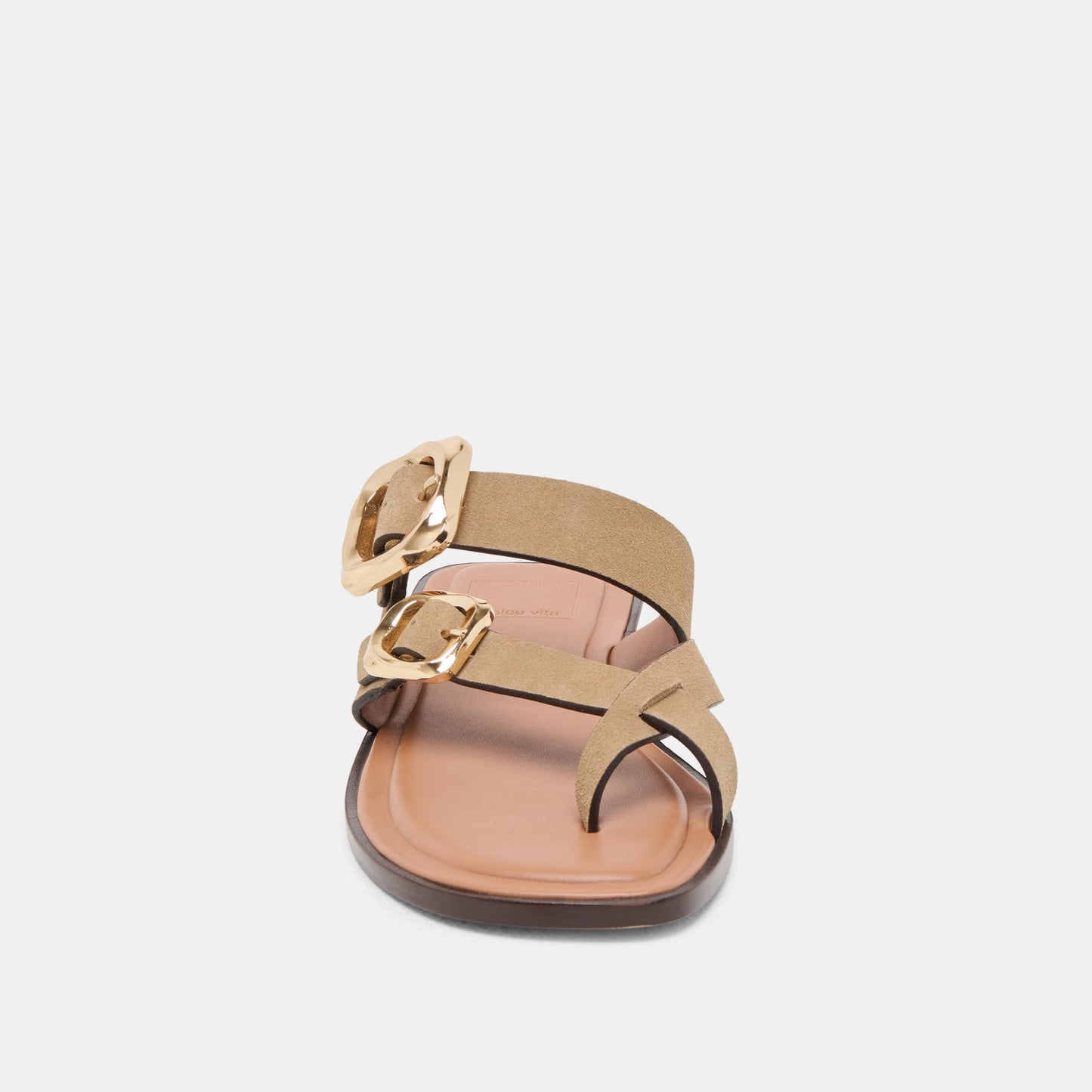 Dolce Vita Shore Taupe Suede Sandals
